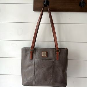 Dooney and Bourke Small Pebble Tote, Taupe, Used